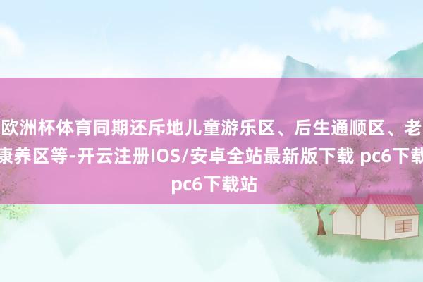 欧洲杯体育同期还斥地儿童游乐区、后生通顺区、老年康养区等-开云注册IOS/安卓全站最新版下载 pc6下载站