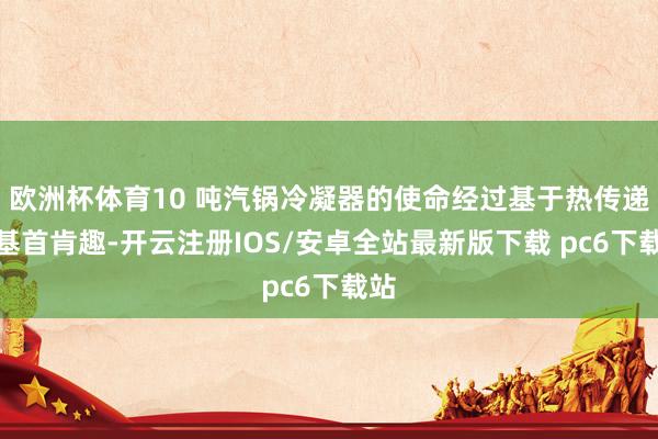 欧洲杯体育10 吨汽锅冷凝器的使命经过基于热传递的基首肯趣-开云注册IOS/安卓全站最新版下载 pc6下载站