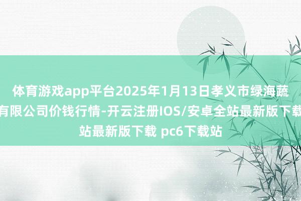 体育游戏app平台2025年1月13日孝义市绿海蔬菜批发销售有限公司价钱行情-开云注册IOS/安卓全站最新版下载 pc6下载站